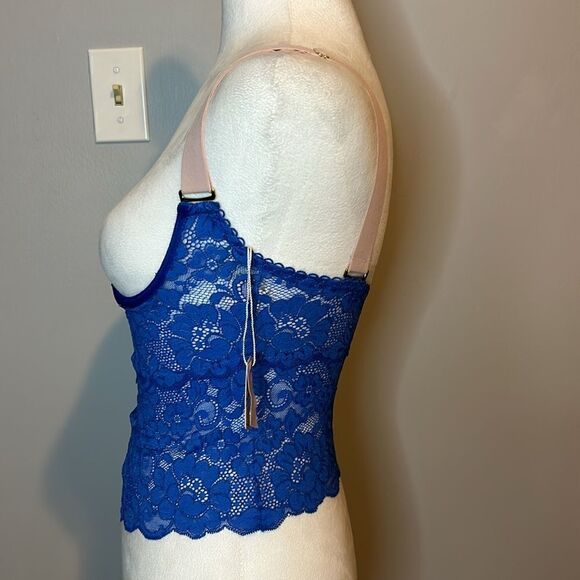 🆕 we are HAH Free People lace corset with removable straps size XS‎ BIN F - Picture 2 of 8